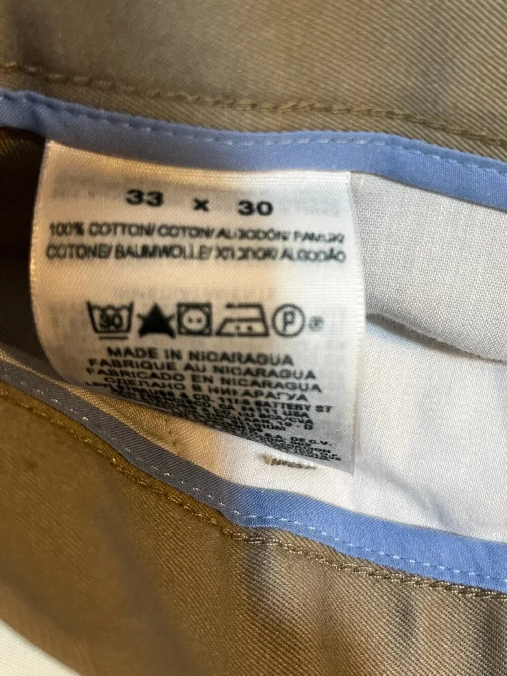 Dockers Signature Khaki Straight Fit D2 Pants Tan 33x30
